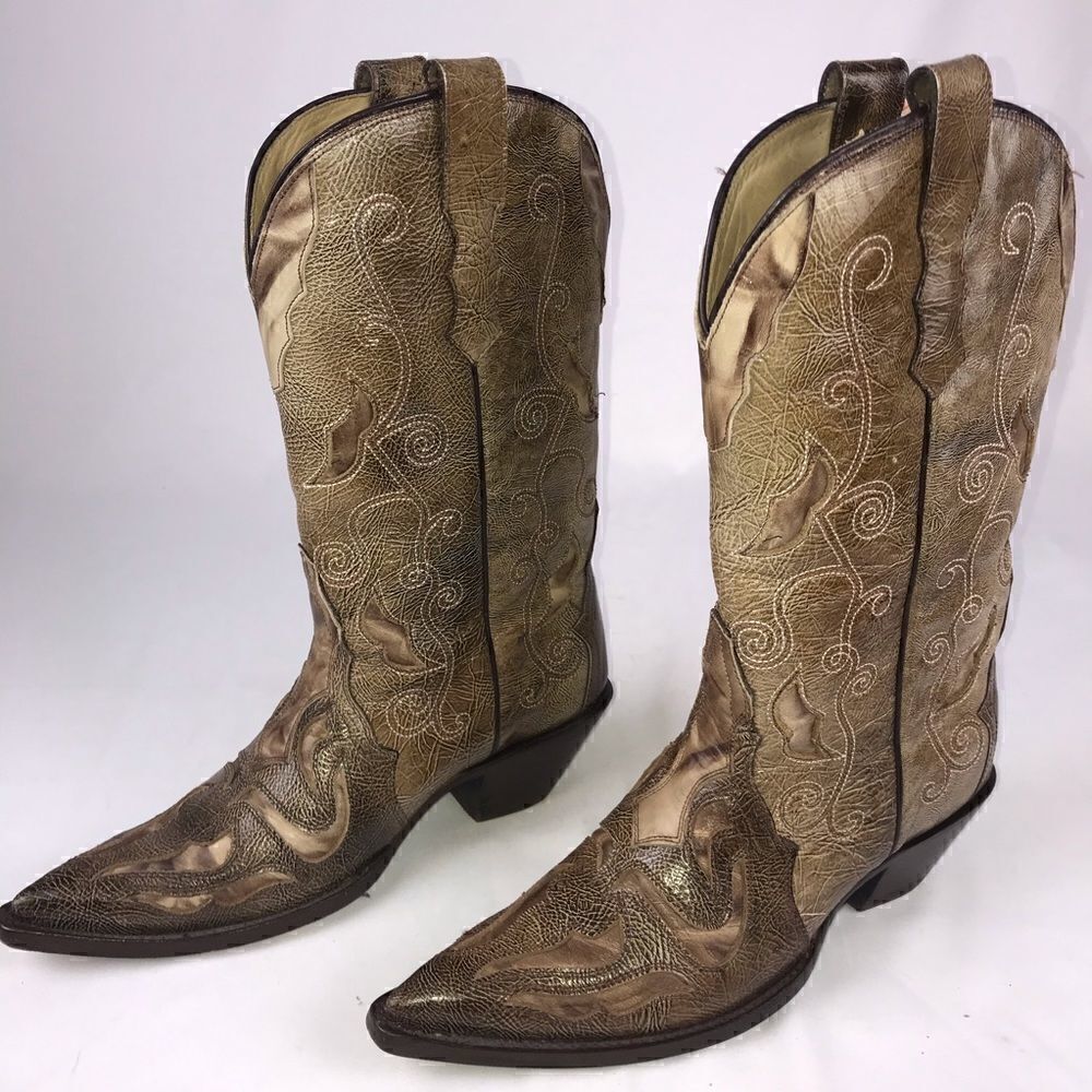 Corral Womens Brown Cutout Western Style boots - Picture 2 of 8